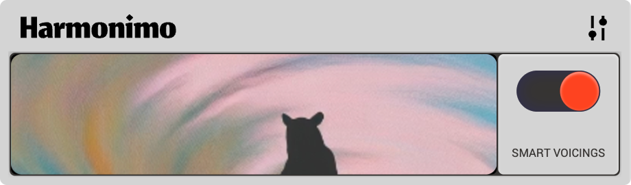 Harmonimo smart voicing interface