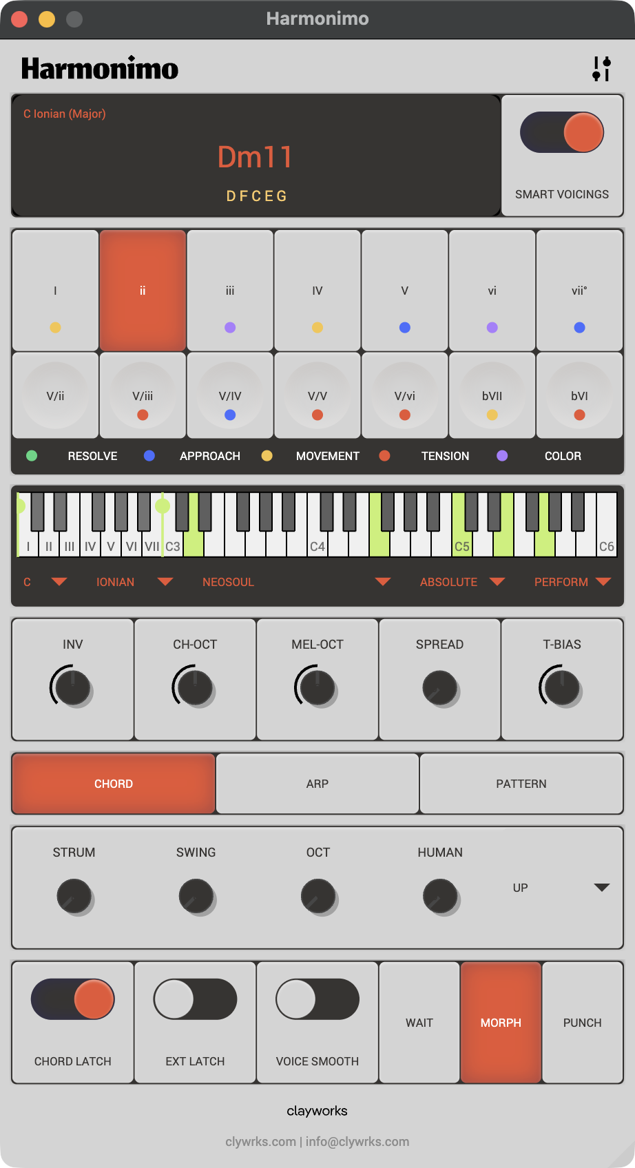 Harmonimo plugin interface preview